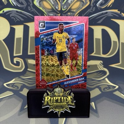 Alexander Isak Panini Donruss Road to Qatar 2021-22 Optic Red Velocity #159