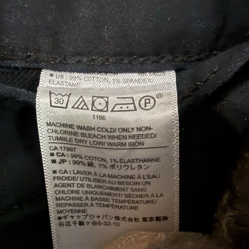 Pantalones de mezclilla Banana Republic Traveler para hombre 30x30 negros ajustados elásticos clásicos - Imagen 8 de 9