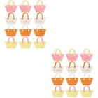  2 PCS Miniature Dollhouse Accessories Girls Pretend Play Toy Toddler Toys for