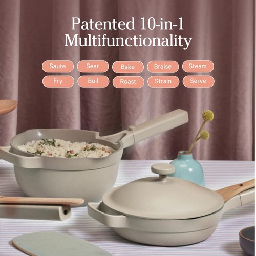 Mini Home Cook Duo - 8.5" Always Pan & Small Perfect Pot Bundle | Multi-Funct... - Picture 4 of 7