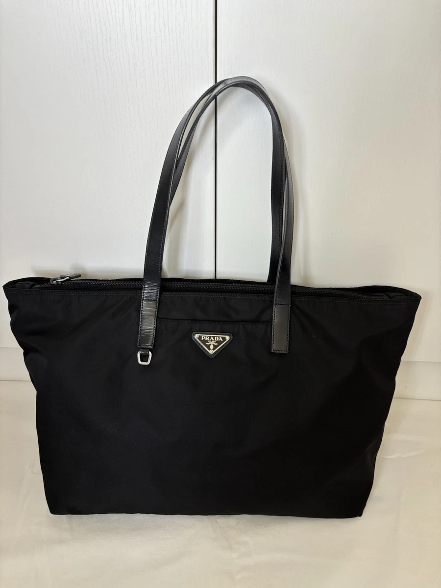 PRADA Tessuto Tote Black Bags & Handbags for Women for sale | eBay