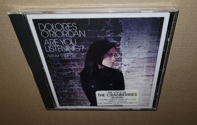 DOLORES O'RIORDAN - Are You Listening? 2-SONG SAMPLER - Rare Enhanced Promo CD