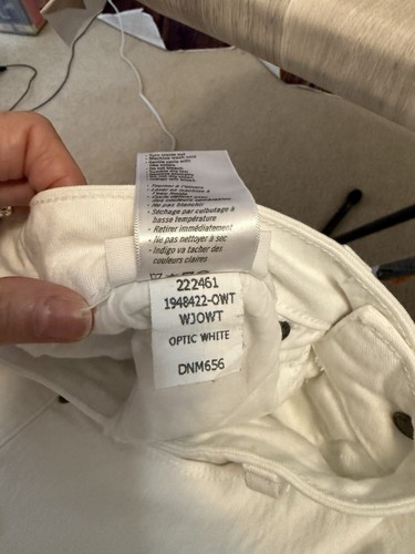 PAIGE Verdugo Crop Jeans Optic White Size 29, Excellent Condition - Picture 5 of 12