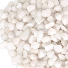 White Pebbles Plants Garden Vases 4Lb Rocks Gravel Decorative Stones Aquarium