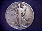 1919 Liberty Walking Half,  Circulated Ave, .3617 Oz Silver (US-8807