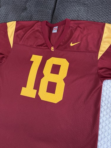 Vintage Nike NCAA Authentic USC Trojans Football Jersey Large Jason Sehorn #18 - Bild 7 von 19