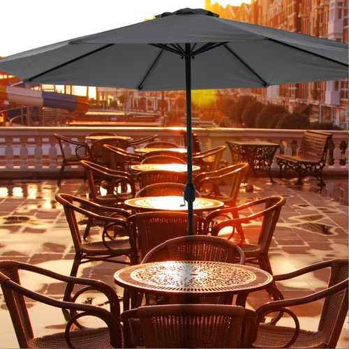 Gartenschirm Sonnenschirm Ampelschirm LED Beleuchtung Strandschirm Schutz ☀️ - Bild 21 von 22