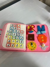 Montessori Busy Board for Toddlers Activity Book Fine Motor Skills Learning Toy