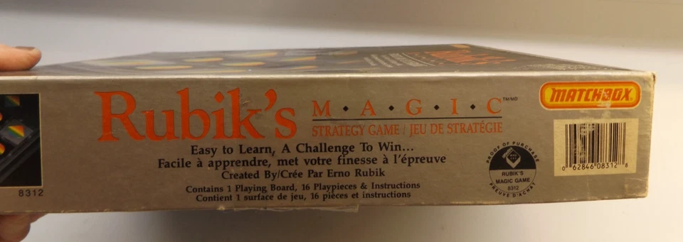 Vintage Rubik's Magic Strategy Game by Matchbox - 1987 Edition - Image 3 of 4