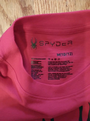 Spyder Tee T-Shirt neu Etikett Junge Medium 10/12 rot - Bild 2 von 5