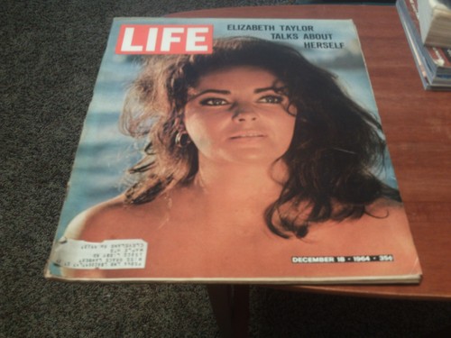 Life Magazine: Elizabeth Taylor Talks About Herself; December 18, 1964