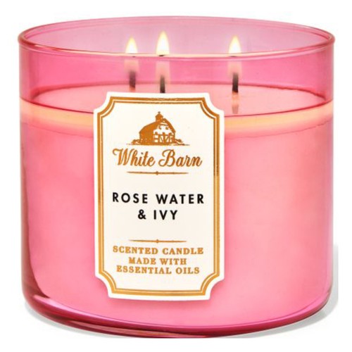 Bath and Body Works Rosenwasser & Efeu 14,5 Oz. Duftkerze 667554294417