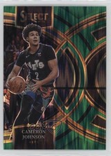 2023-24 Panini Select Premier Level Green Shock Prizm Cameron Johnson #189 6k2