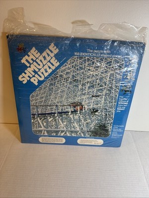 Vintage 1982 The SHMUZZLE Puzzle  RARE Roller Coaster Advanced Challenge 168 PC