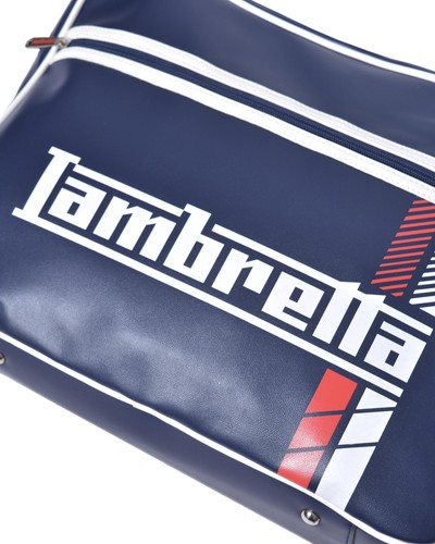 Lambretta Classic Navy Retro Messenger Shoulder Laptop Tablet Body Strap Bag -76 - Picture 5 of 6