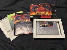 Demon's Crest for Super Nintendo SNES 100% Complete In Box CIB Great Shape