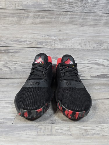 adidas Pro Bounce 2019 Low Black Scarlet Mens Size 7.5 Shoes Sneakers - Picture 4 of 13