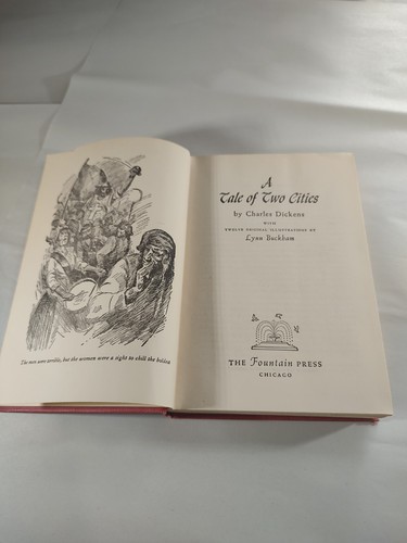 C. 1940 A Tale of Two Cities Charles Dickens English Classics Fountain Press - Picture 4 of 8