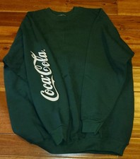 Vintage Wear Guard Green Coca-Cola Green Crewneck Sweatshirt Sz XL New