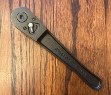 Vintage Snap on 3/8"-Drive Ratchet Model #GFN720A Industrial Black Finish USA