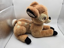 Disney Store Original Exclusive Bambi Lying Deer 12" Plush Stuffed Animal Toy