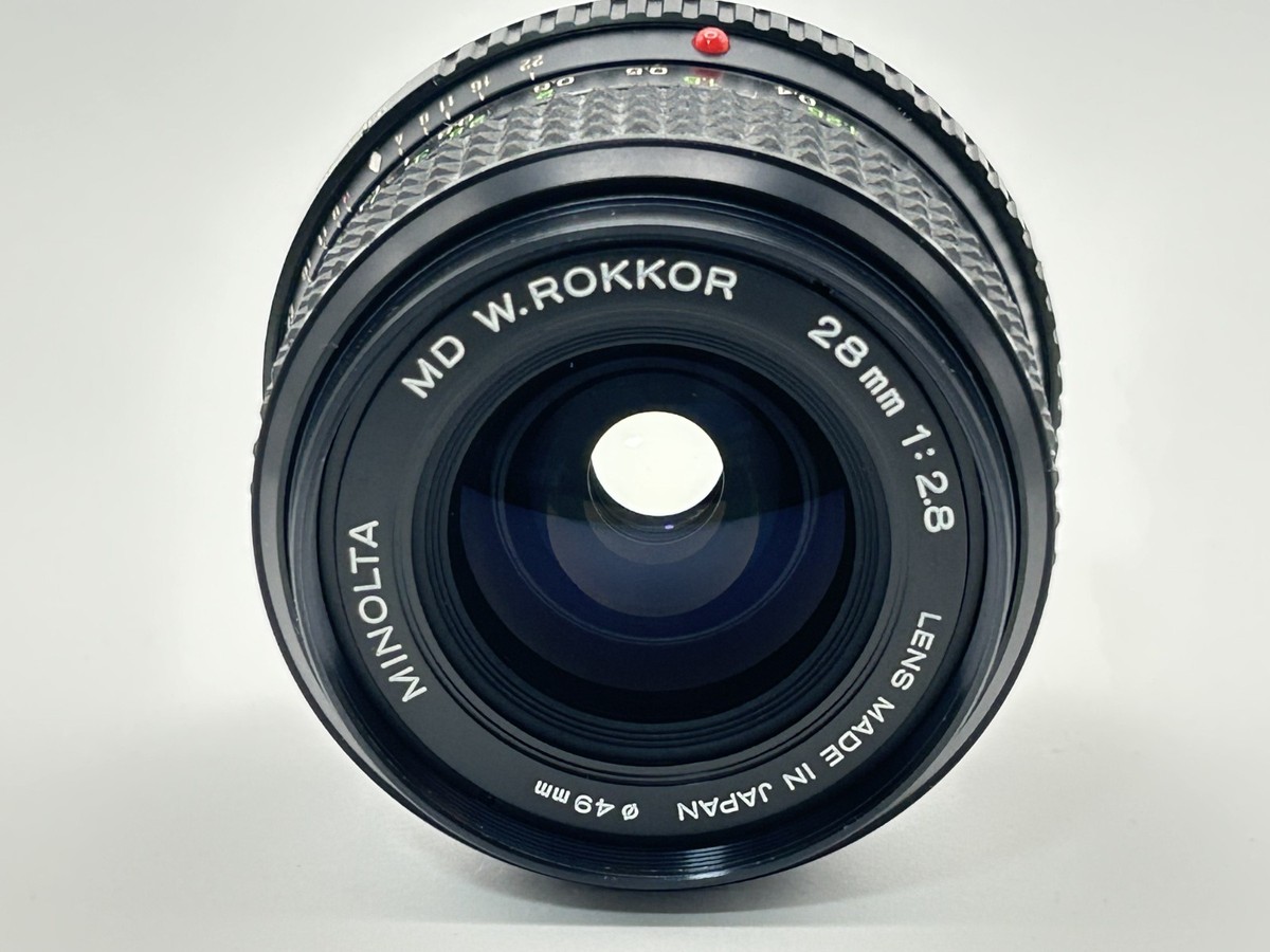 Minolta MD W.Rokkor 28mm F2.8 Wide Angle MF Lens From JAPAN #37 | eBay