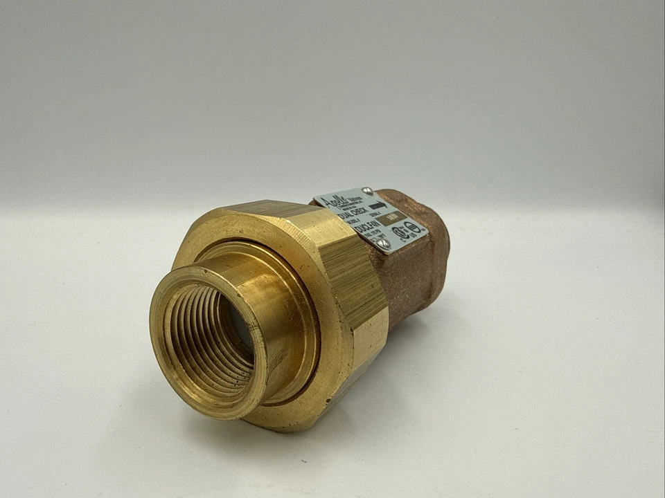 Клапаны 3/4 дюйма двойной обратный клапан предотвращатель обратного потока Apollo DUCLF4N-34 - Изображение 3 из 4