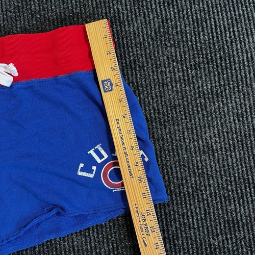 Pantalones cortos de entrenamiento Chicago Cubs para mujer con cordón para gimnasio salón talla: grande MLB - Imagen 6 de 7