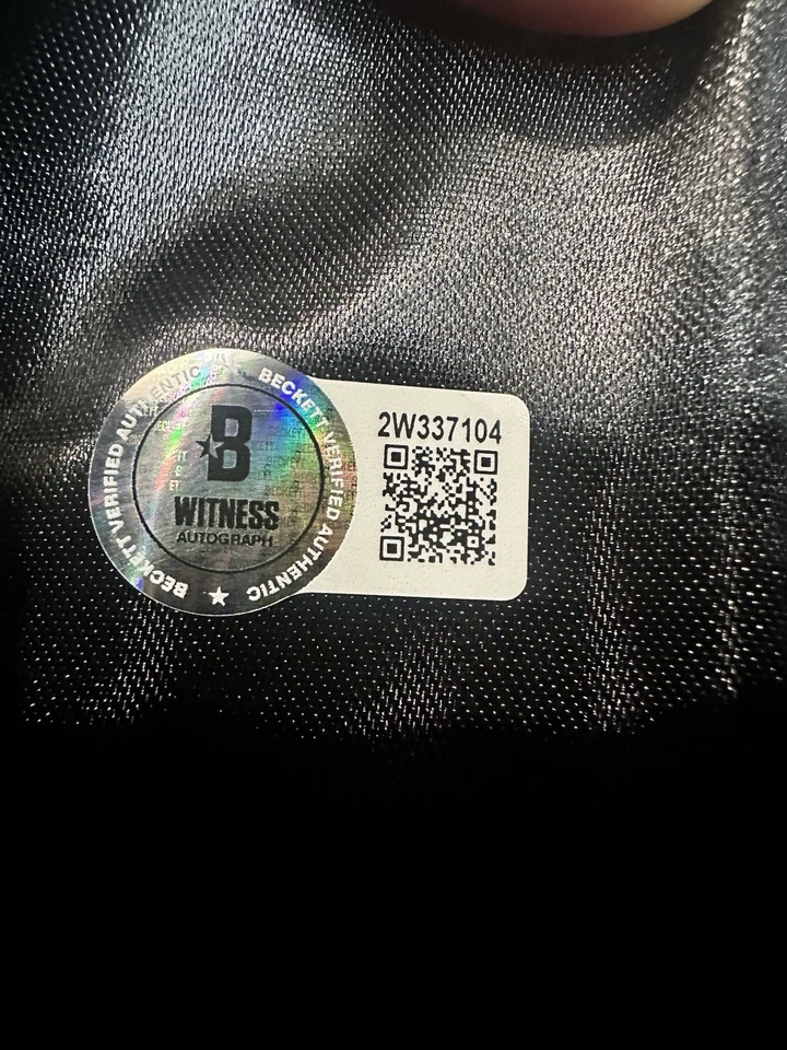 Roy Jones Jr Signed/Autographed Black Boxing Trunks Beckett COA  - Image 4 of 4