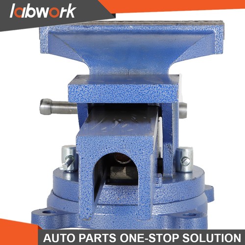 Labwork 8" Mechanic Bench Vise Table Top Clamp Press Locking Swivel Base Heavy - Picture 6 of 12