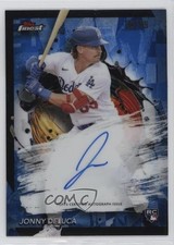 2024 Topps Finest Finest Auto Blue Refractor /99 Jonny Deluca #FA-JD Auto 4k8