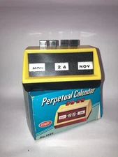Perpetual Calendar Eagle Yellow No 1089