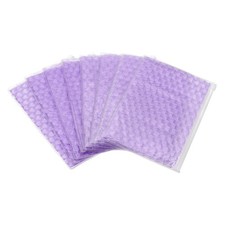 8pcs 6 x 9 Inch Bubble Bags Bubble Wrapping Pouches Zipper Packing Purple