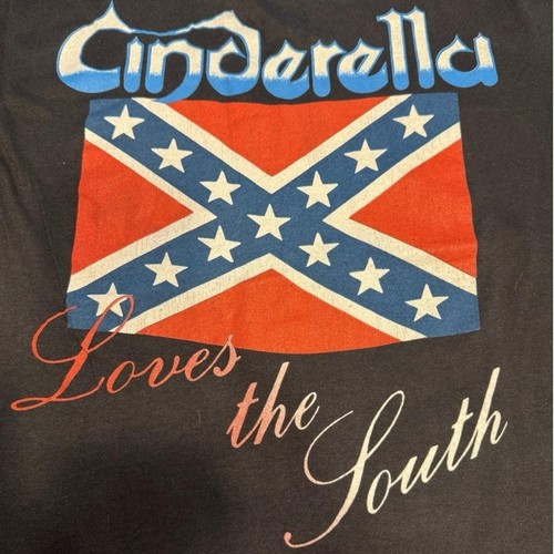 Camiseta Cinderella Rock & Roll Forever 1988 stock muerto rara gráfica sur SS EE. UU. - Imagen 3 de 10
