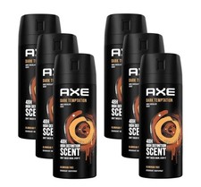 Axe - Body Spray Deodorant 4 oz for Men Dark Temptation pack6