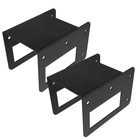 2pcs Firewood Holder Stand - Compact Steel Heavy Duty Firewood Rack Brackets
