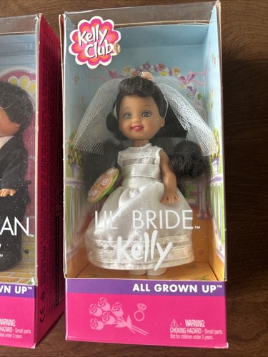 Barbie Kelly Lil' Gentleman Tommy & Bride Kelly, All Grown Up 2002 African Amer - Bild 2 von 6