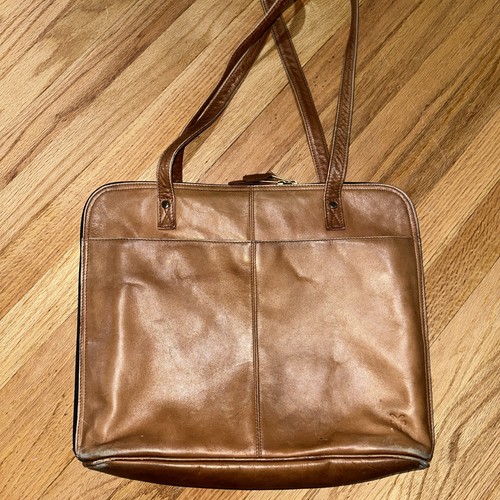 VINTAGE FRYE "MELISSA" LEDERTASCHE MIT UMLAUFENDEM REISSVERSCHLUSS GUTER ZUSTAND SIEHE FOTOS - Bild 2 von 16