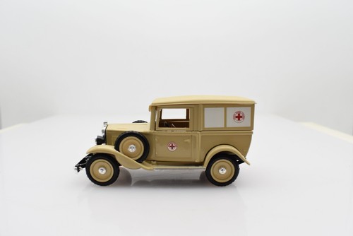modellino auto fiat 508 balilla CROCE ROSSA ITALIANA veicoli d'epoca 1:43 rio - Foto 2 di 3