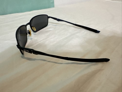 Oakley Splinter 12-980 schwarze rechteckige Sonnenbrille Gestell mit Seitenschutz 61-18 116 Herren - Bild 5 von 5