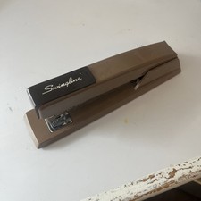 Vintage Metal Swingline 747 Heavy Duty Model 94-41 Brown Stapler USA.