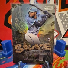 James Wood RC- Savage Sluggers #20- 2025 Topps MLB Stadium Club Baseball- Nats