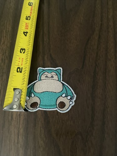 Pokemon Snorlax Character Embroidered Iron On Patch - Picture 3 of 3