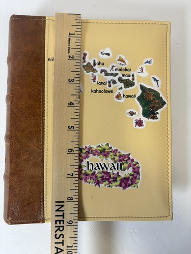 Hawaiian Islands Hard Covered Holds 208 Photos 4x6 Pictures Album Brown - Picture 12 of 13