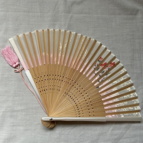 Abanico Plegable Japonés Kyoto Flores Silvestres Patrón Floral Sensu Hermosa Caja de Diseño - Imagen 2 de 5