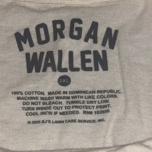 Morgan Wallen Country T-shirt Size 2XL Relaxed Fit NEW - Picture 3 of 6