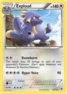 Exploud (85/119) [XY: Phantom Forces] Lightly Played