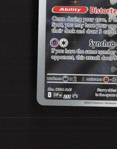 Tarjeta Pokémon Gothitelle SVP 211 Escarlata y Violeta Arte Completo Estrella Negra Promo Casi Nueva - Imagen 5 de 10