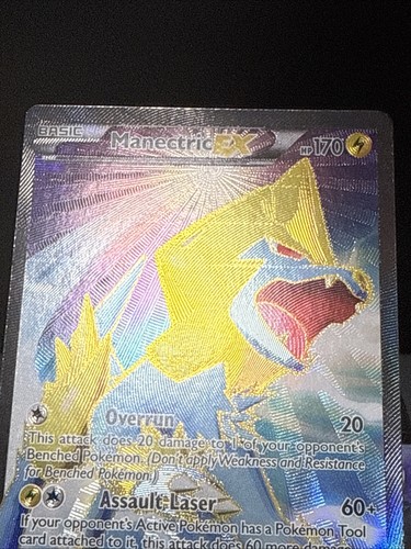 Pokemon Card 113/119 Manectric EX Full Art XY Phantom Forces Rare Light Play - Picture 3 of 6