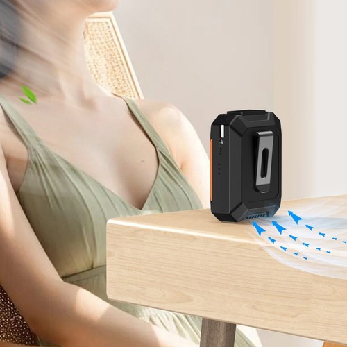 Lightweight LED Waist Fan 5000mAh Battery with USB Rechargeable Feature - Photo 5/14